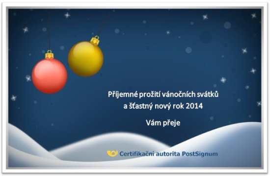 PF 2014 - úspěšný nový rok!